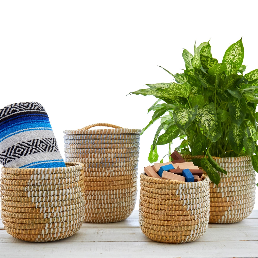 Kaisa Grass Baskets from Bangladesh Artisan Variety