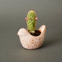 Small Rangoli Terracotta Bird Pot