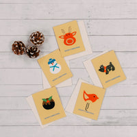 Christmas Gift Note Card Set of 5