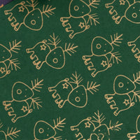 Christmas Print Wrapping Paper Set of 4