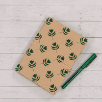 Green Flowers Journal Note Book