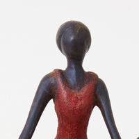 Bronze Lotus Yoga Figurine