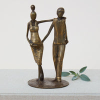 Bronze Expecting Parents Figurine