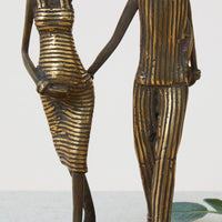 Bronze Expecting Parents Figurine