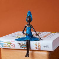 Bronze Pregnant Woman Figurine