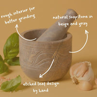 Gorara Stone Mortar Pestle Set