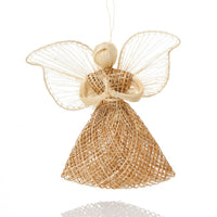 Abaca Praying Angel Ornament