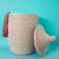 Extra Large African Baskets for Laundry and Blankets