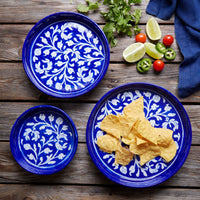 Jaipur Blue Pottery Serving Bowl Set
