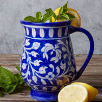 Jaipur Blue Pottery Ceramic Gravy Pitcher