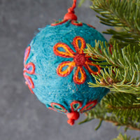Colorful Jute Twine Ornament Set of 4