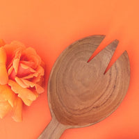 Olive Wood Salad Server Set