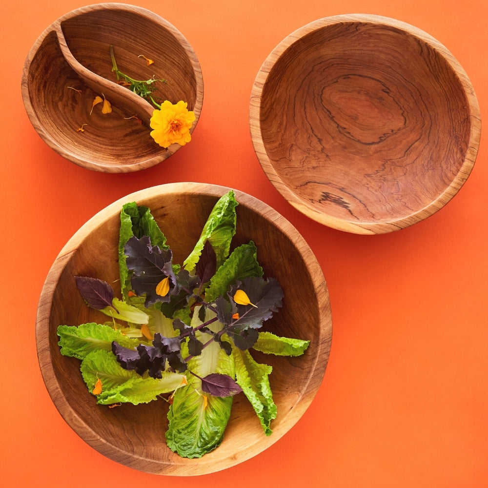 Olive Wood Bowl Set of 3