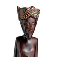 Tall Batik Holy Family Set of 2