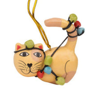 Tangled up Cat Ornament