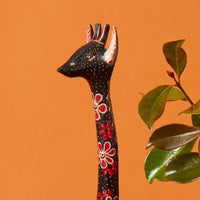 Short Batik Giraffe Statue