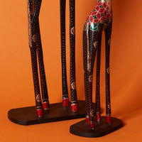 Batik Giraffe Statue Set
