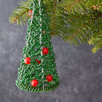 Maasai Beads Green Decorative Tree Christmas Ornament