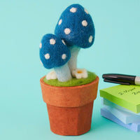 Felt Mushroom Pot