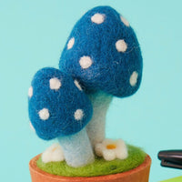 Felt Mushroom Pot