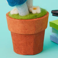 Felt Mushroom Pot