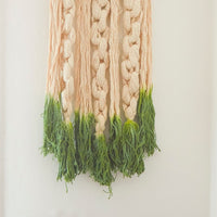 Green Felt Floral Dream Catcher