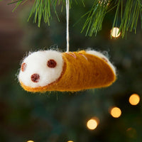 Felt Cannoli Ornament