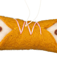Felt Cannoli Ornament