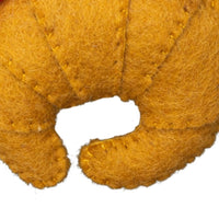 Felt Croissant Ornament