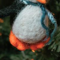 Felt Holiday Winter Penguin Ornament