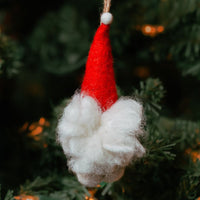 Felt Santa Claus Beard Ornament