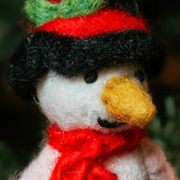 Felt Holiday Snowman Ornament