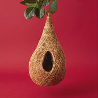 India Coconut Coir Rain Drop Bird House