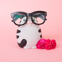 Ceramic Cat Eye Glasses Holder