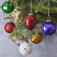 Vintage Glass Ornament Set