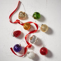 Vintage Glass Ornament Set