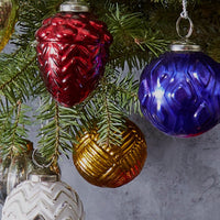 Vintage Glass Ornament Set