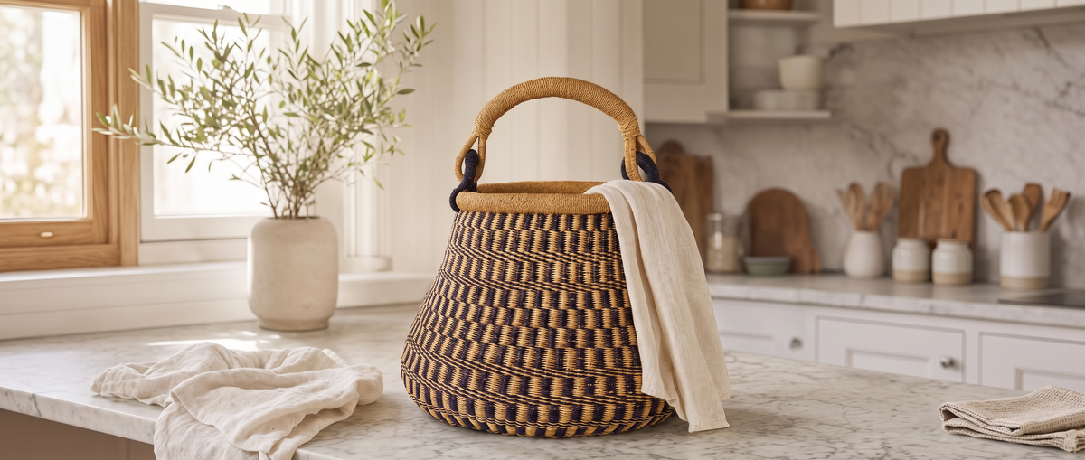 Bolga Pot Baskets from Ghana