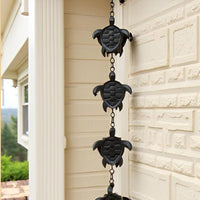 Black Turtle Rain Chain