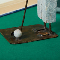 Shona Stone Golfing Sculpture