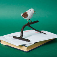 Shona Stone Bird on Branch Sculpture