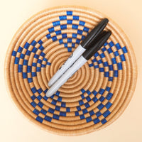 Small Decorative Bowl, Centerpiece, Storage, Organizing, Home Décor Accents, Woven, Boho, 7" Wide