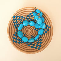 Small Decorative Bowl, Centerpiece, Storage, Organizing, Home Décor Accents, Woven, Boho, 7" Wide