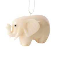 Mini Tagua Ivory Elephant Ornament