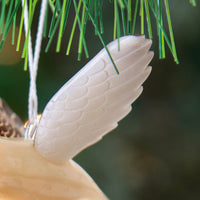 Mini Tagua Ivory Humming Bird Ornament
