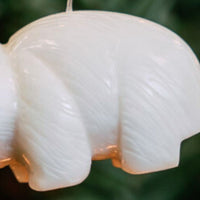 Mini Tagua Ivory Panda Ornament