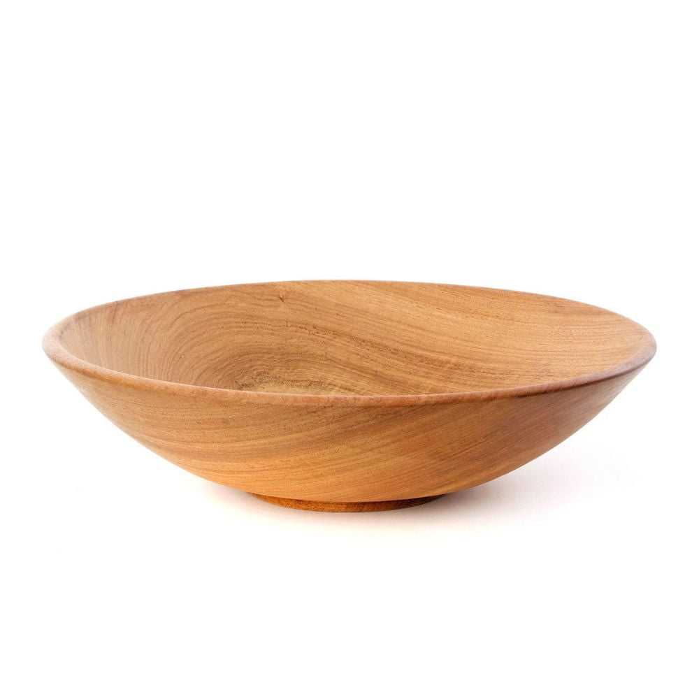 Oversized Mahogany Salad Bowl