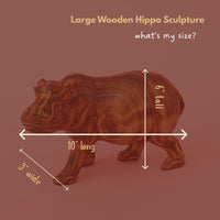 Large African Safari Animal Wood Sculptures