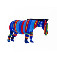 Small Recycled Flip Flop Zebra Figurine