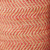 Small Red Iringa Indoor Planter Toy Storage Woven Basket
